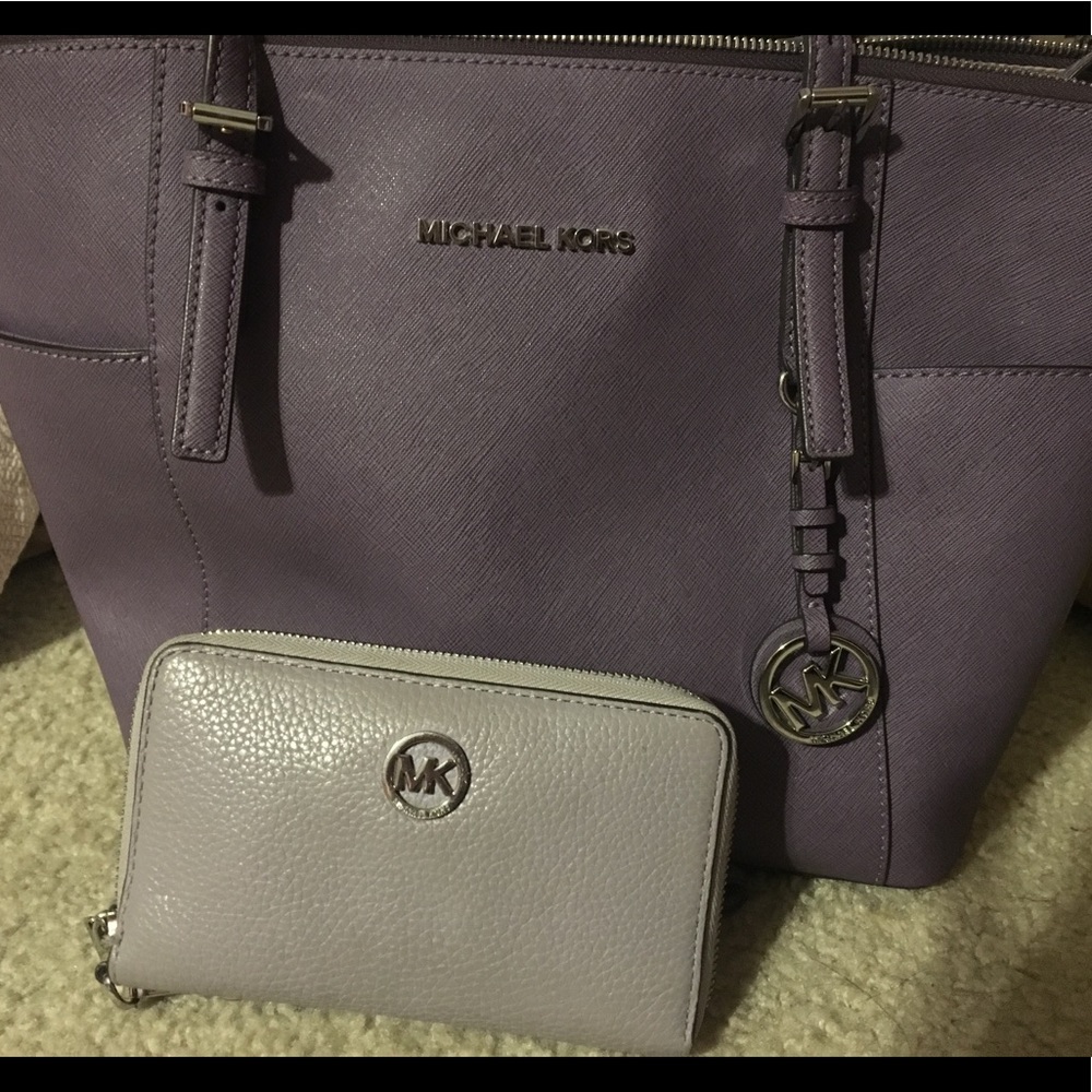 MK bag and wallet